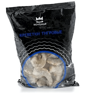 Купить КРЕВЕТКИ ОЧИЩЕННЫЕ СВЕЖЕМОРОЖЕНЫЕ 21/25 NOVOMAR 800 Г . доставка продуктов тюмень . доставка продуктов в тюмени . доставка фруктов тюмень . дос