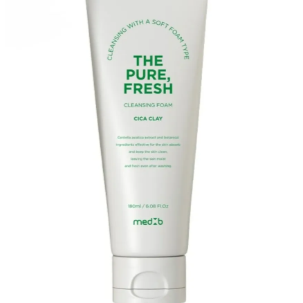 Купить MEDB Пенка с центеллой азиатской и белой глиной 180мл /Fresh cleansing foam Cica Clay