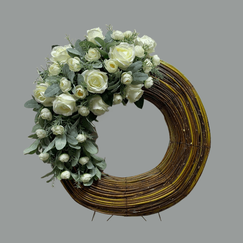 Купить Венок Круг "Ива"