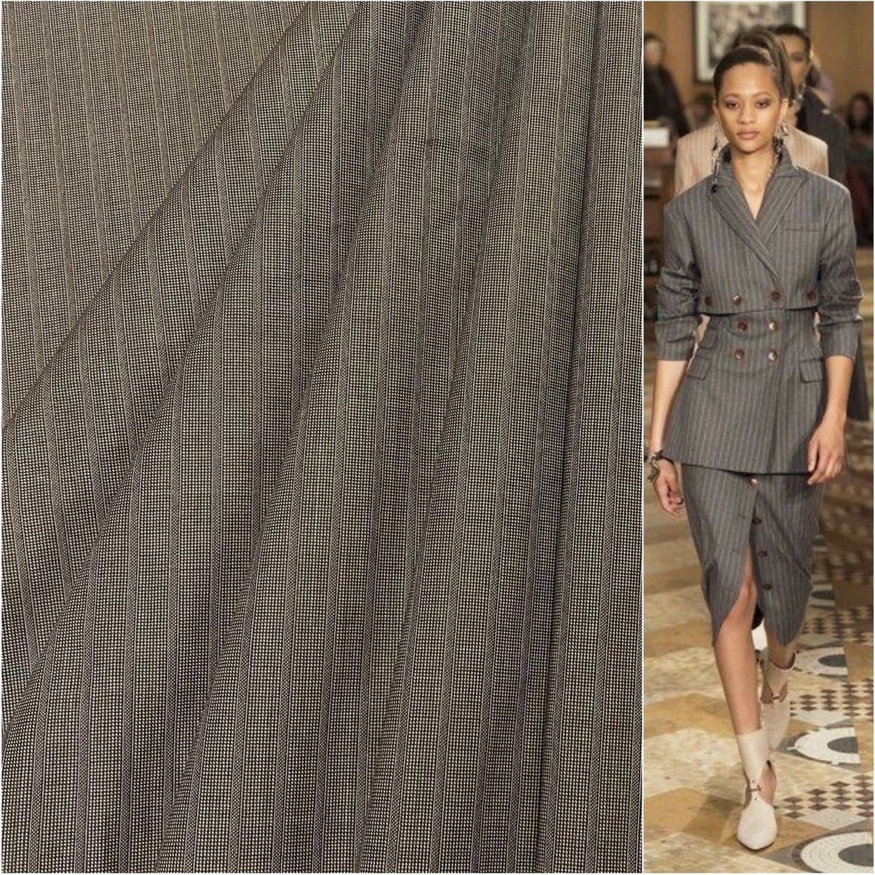 Купить ткань костюмная шерсть Zegna