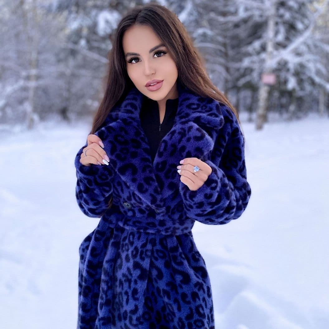 Купить Леопардовая эко шуба