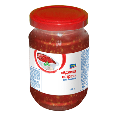 Купить АДЖИКА ARO ОСТРАЯ 180 Г. с доставкой на дом . Доставка продуктов Тюмень , доставка продуктов в Тюмени , dostavka-produktov-tyumen , dostavka-pr