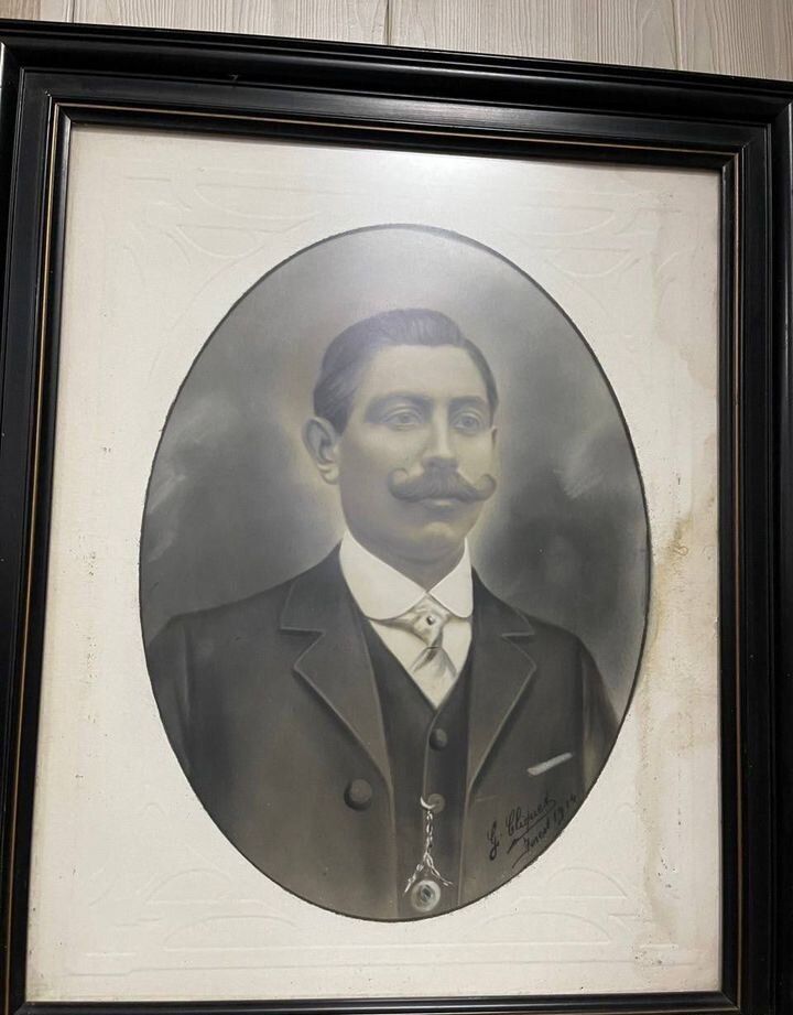 Купить Старинная фотопечать в раме