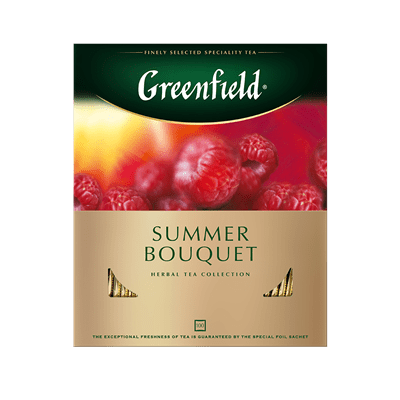Купить GREENFIELD ЧАЙ ТРАВЯНОЙ SUMMER BOUQUET 100 ШТ. X 2 Г. доставка продуктов Тюмень . доставка продуктов в Тюмени . доставка фруктов Тюмень . доста