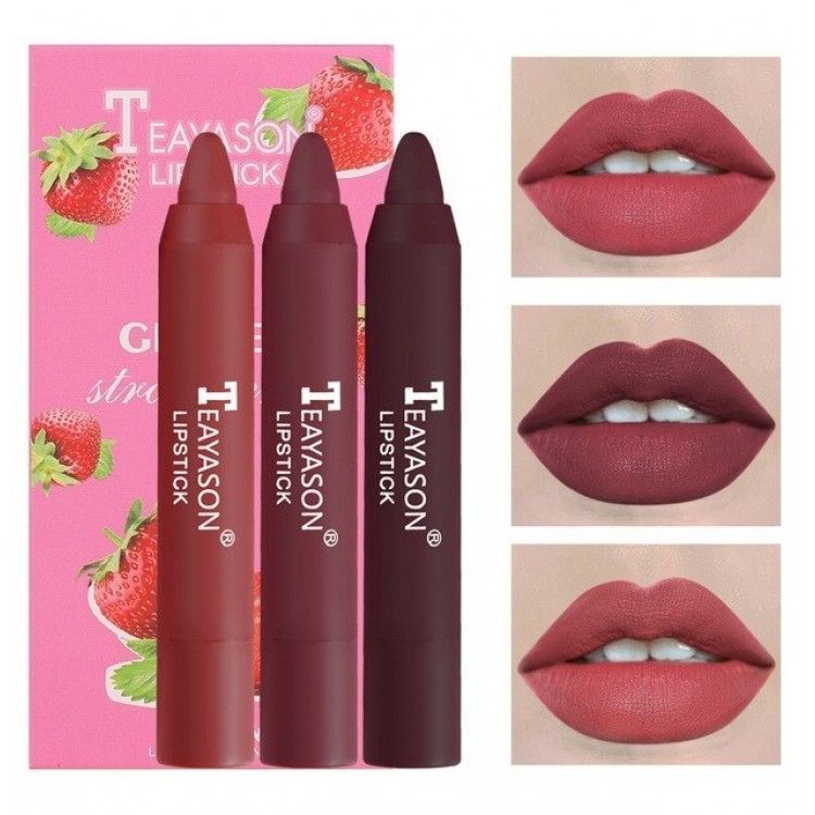Купить Набор помад Teayason Lipstick Strawberry Lips, оттенок клубничный