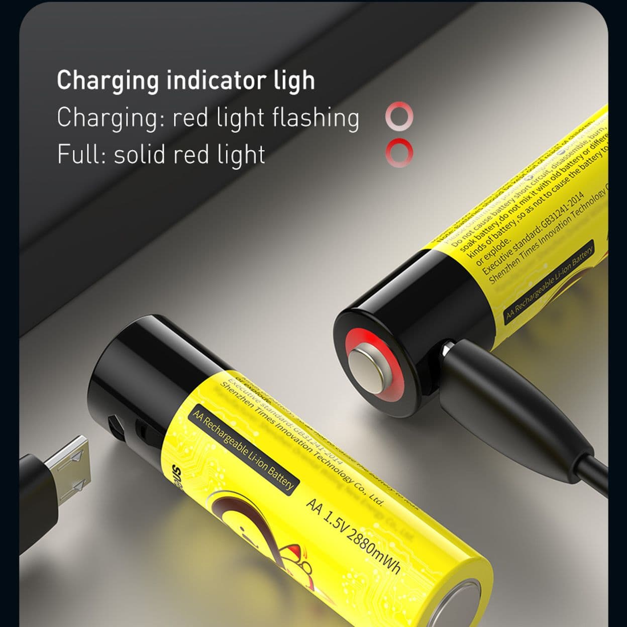 Купить Многоразовые аккумуляторы Baseus AA Rechargeable Li-ion Battery 4 шт