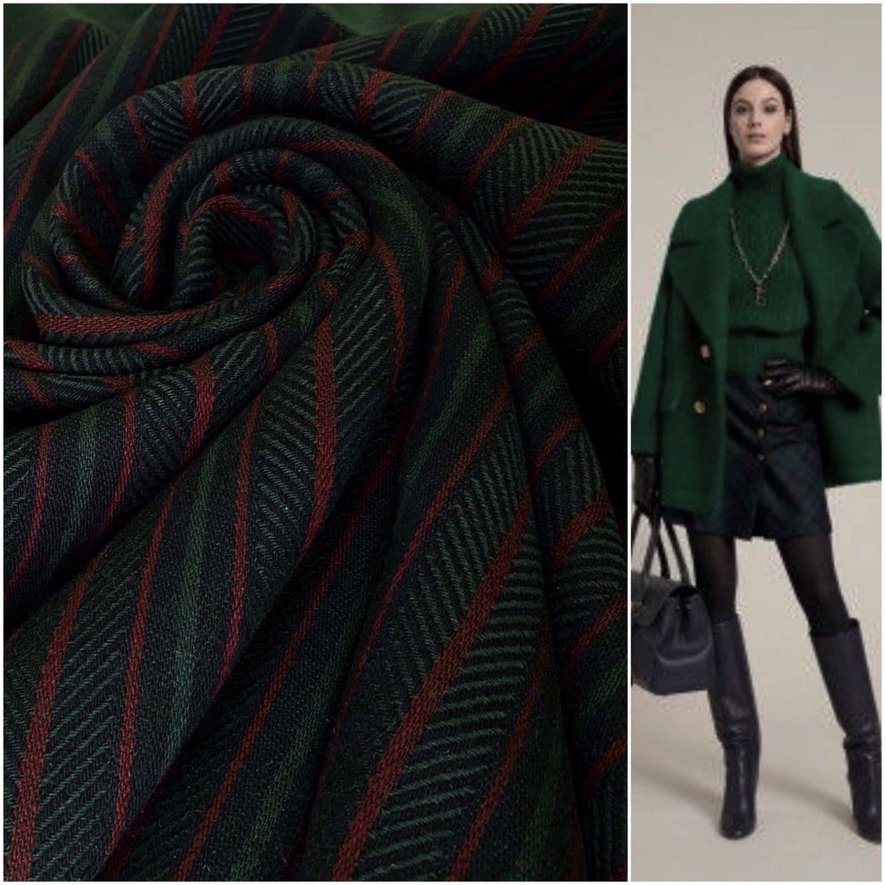 Купить Ткань кашемир double face Loro Piana