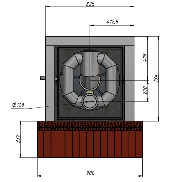Купить Печь банная «ДЯТЛОВЫ ГОРЫ»