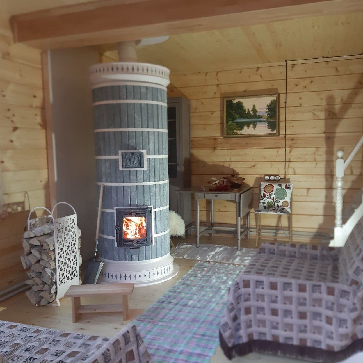 Купить Печь отопительная "СУДАРЫНЯ" в талькохлорите