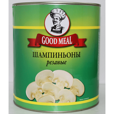 Купить ШАМПИНЬОНЫ РЕЗАНЫЕ GOOD MEAL 2840 Г. доставка продуктов Тюмень . доставка продуктов в Тюмени . доставка фруктов Тюмень . доставка фруктов в Тюм