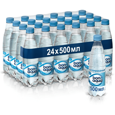 Купить BONAQUA ВОДА МИНЕРАЛЬНАЯ НЕГАЗИРОВАННАЯ 0,5 Л. Х 24 ШТ. доставка продуктов тюмень . доставка продуктов в тюмени . доставка фруктов тюмень . дос