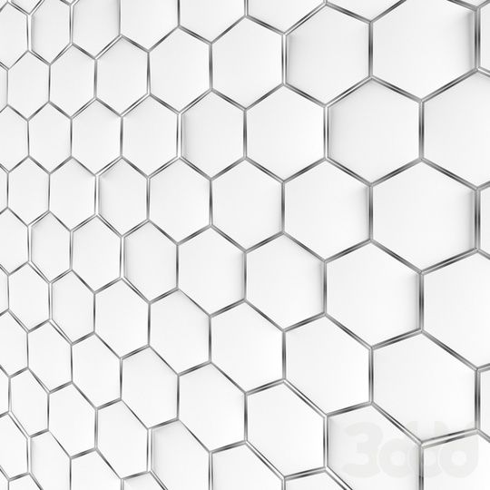 Купить Панели ПВХ Соты вайт 0.3мм