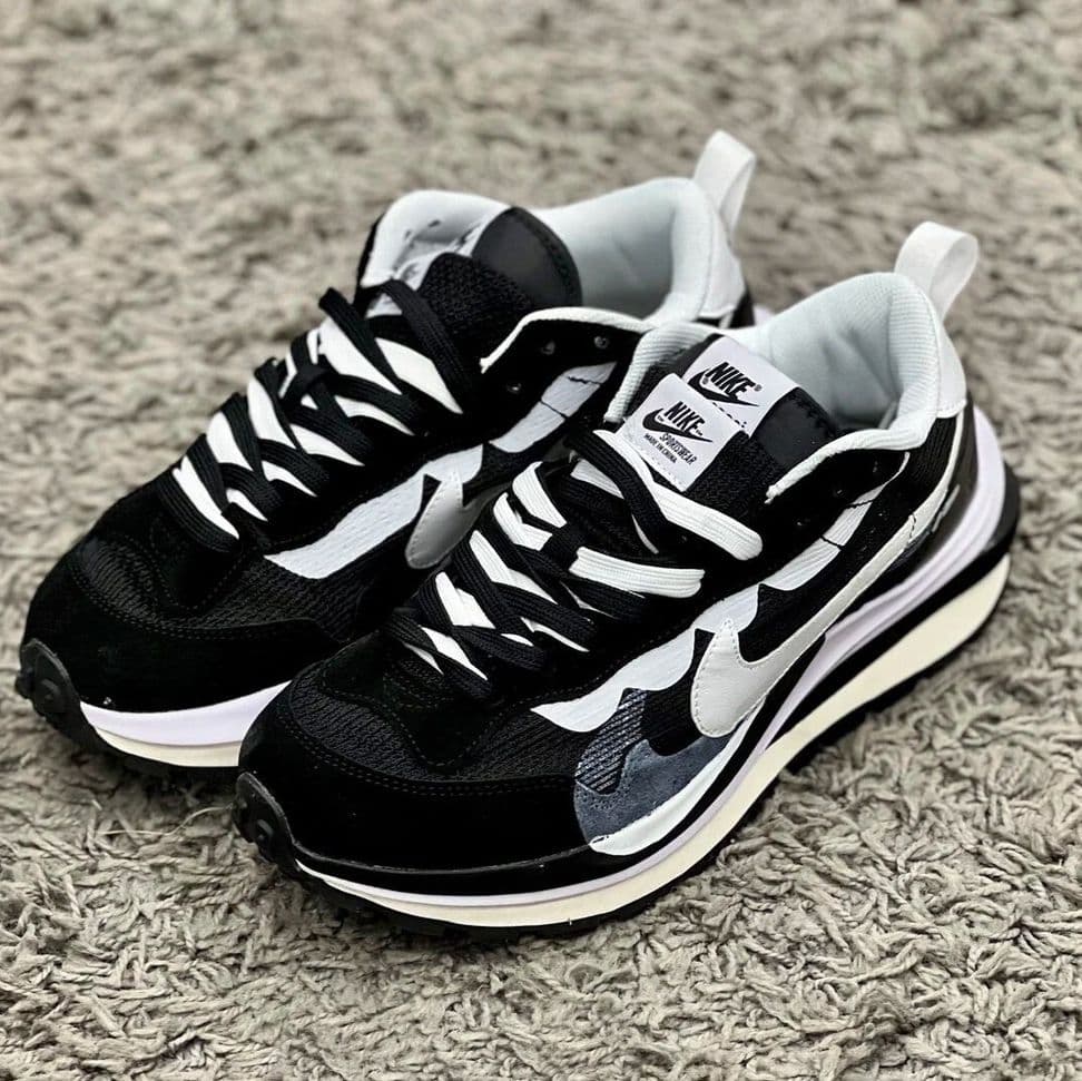 Купить Nike VaorWaffle Sacai, Black White