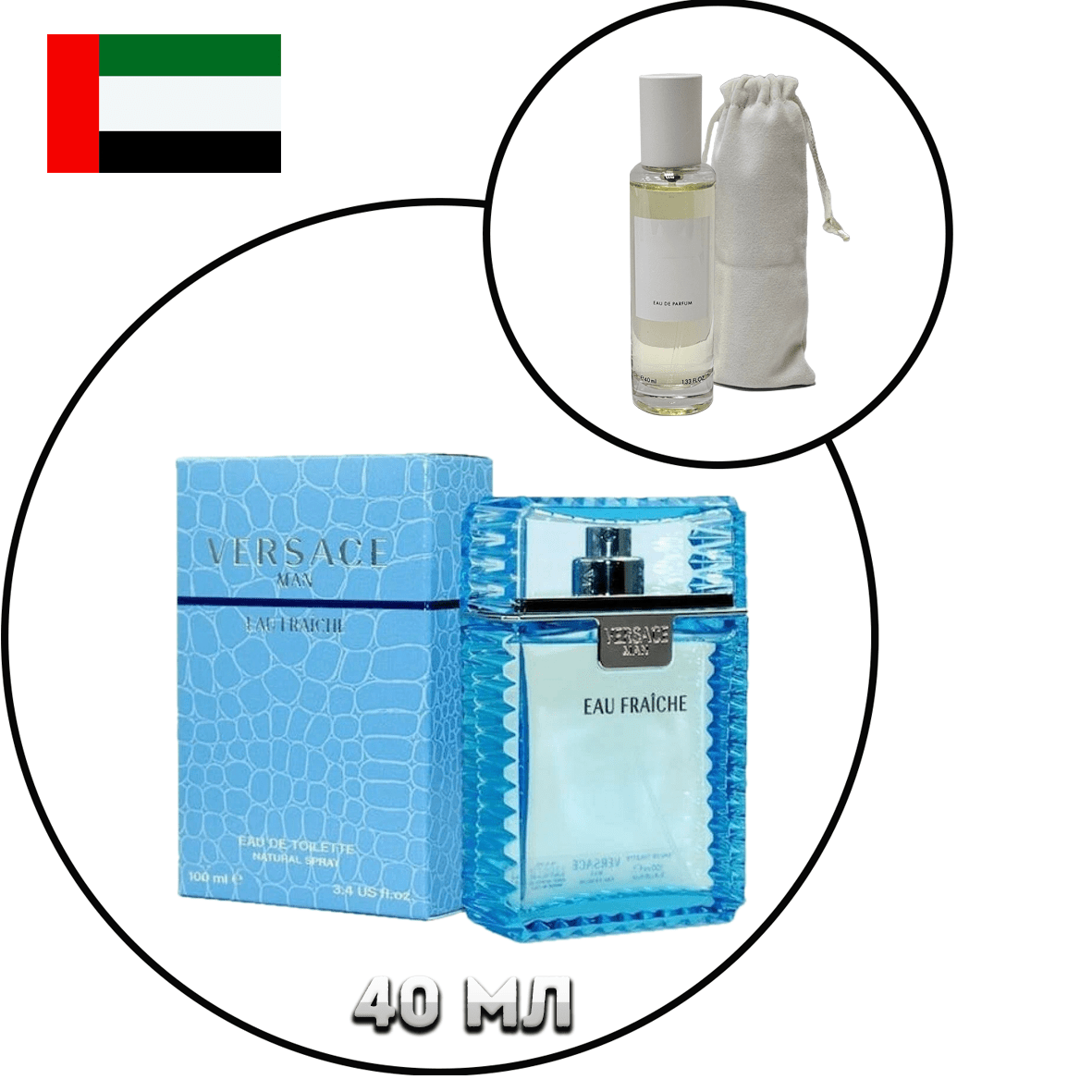 Купить VERSACE Man Eau Fraiche, 40 мл  Тестер