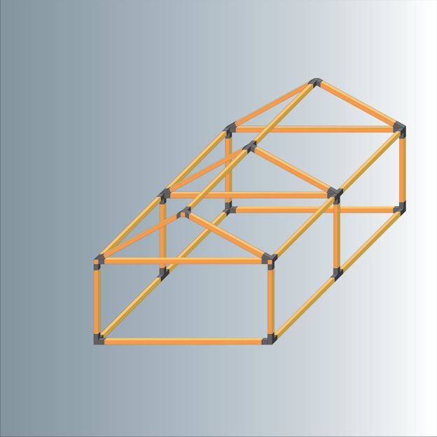 Купить Комплект Навес_4x6_2 (100x100)