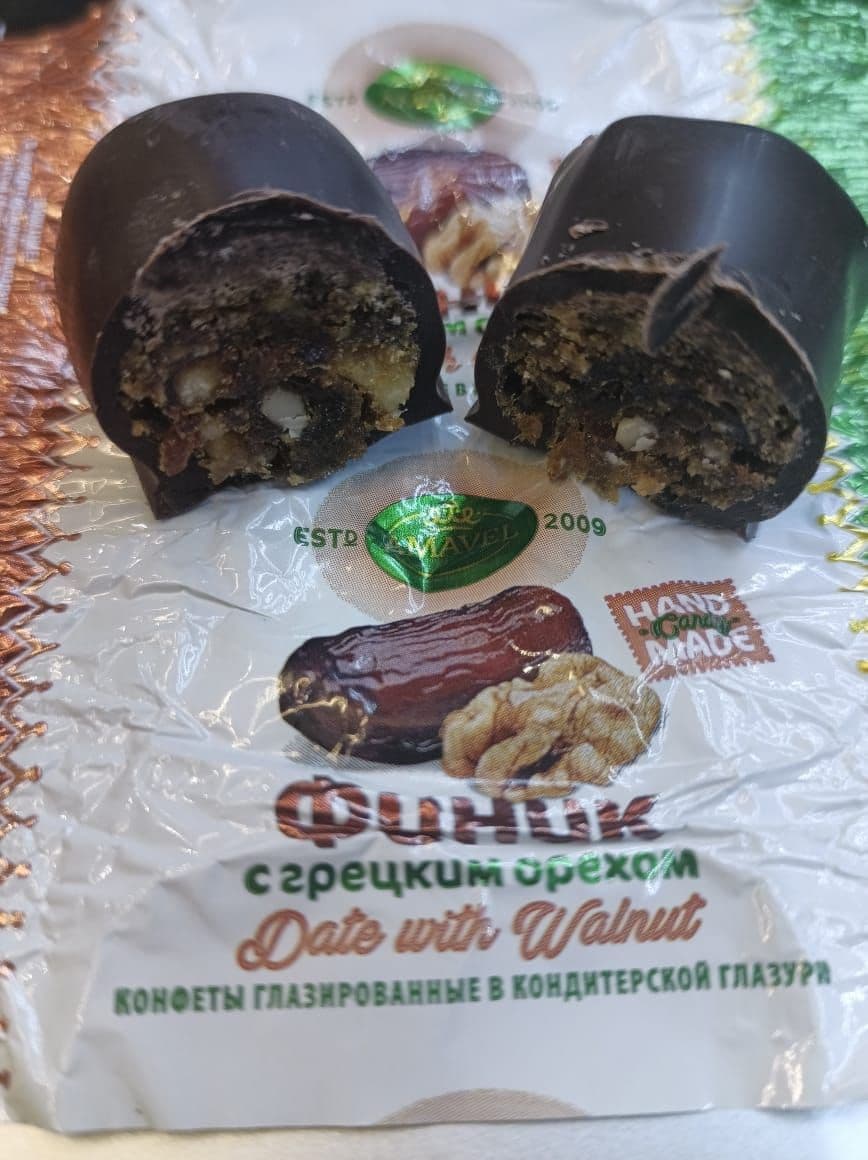 Купить Конфеты Финики с Грецким Орехом