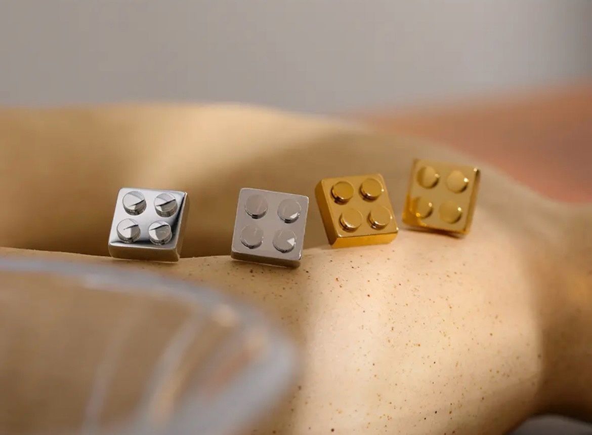 Купить Серьги Лего