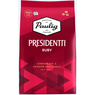 Купить КОФЕ PAULIG PRESIDENTTI RUBY В ЗЕРНАХ 1 КГ. доставка продуктов Тюмень . доставка продуктов в Тюмени . доставка фруктов Тюмень . доставка фрукто