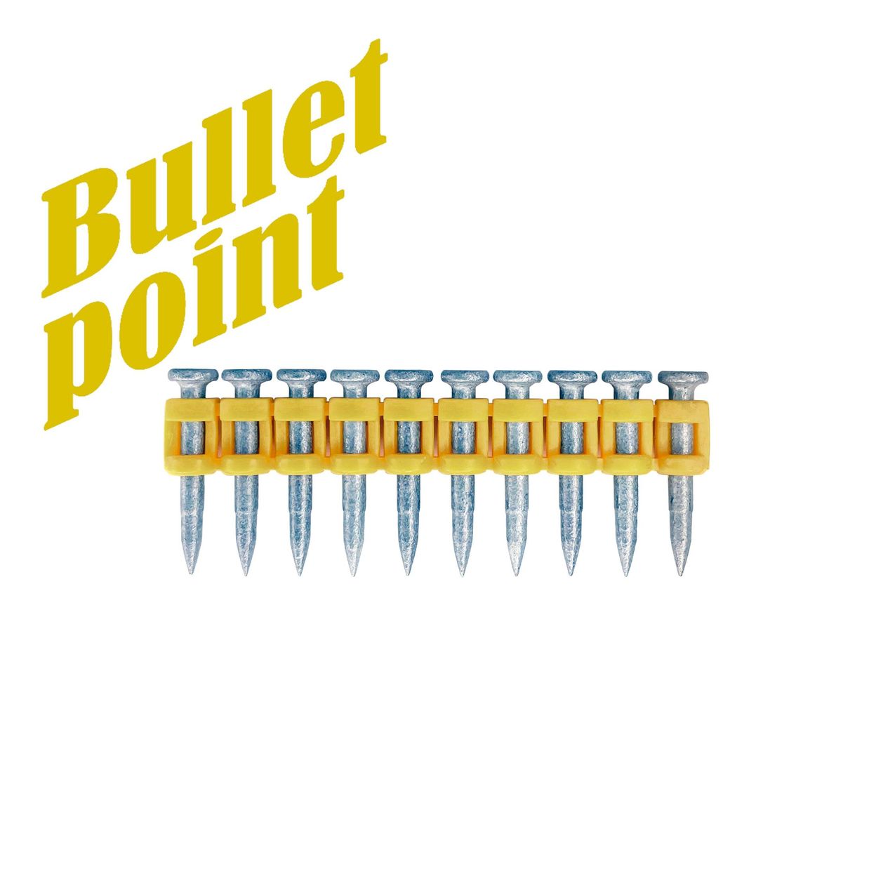 Купить Усиленные гвозди по бетону металлу Toua CN MG Bullet Point - 25 мм