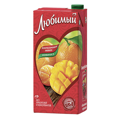 Купить СОК ЛЮБИМЫЙ С АПЕЛЬСИНОМ И МАНГО 1,93 Л. доставка продуктов тюмень . доставка продуктов в тюмени . доставка фруктов тюмень . доставка фруктов в