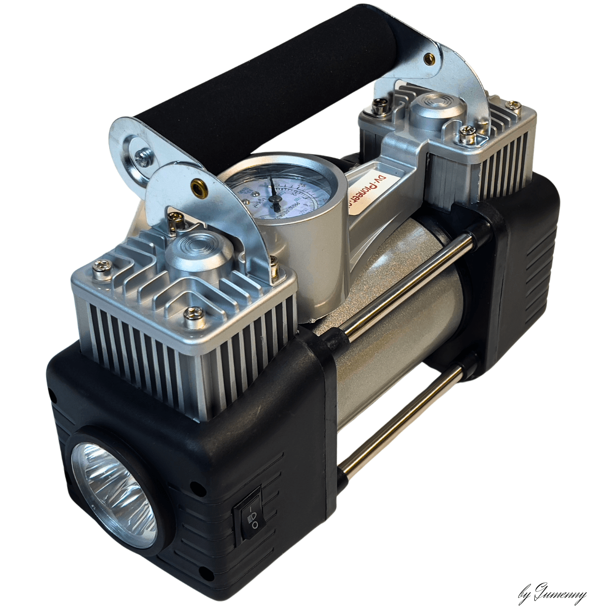 Купить компрессор автомобильный двухпоршневой 12V