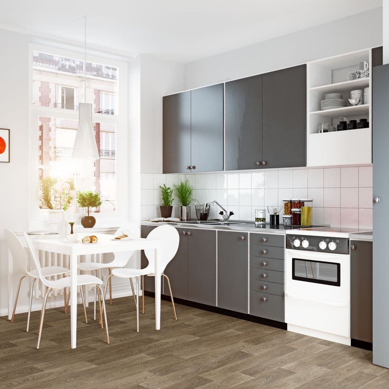 Купить (3.5х2.8) Линолеум IVC Golf WINTER OAK 841 бытовой остаток