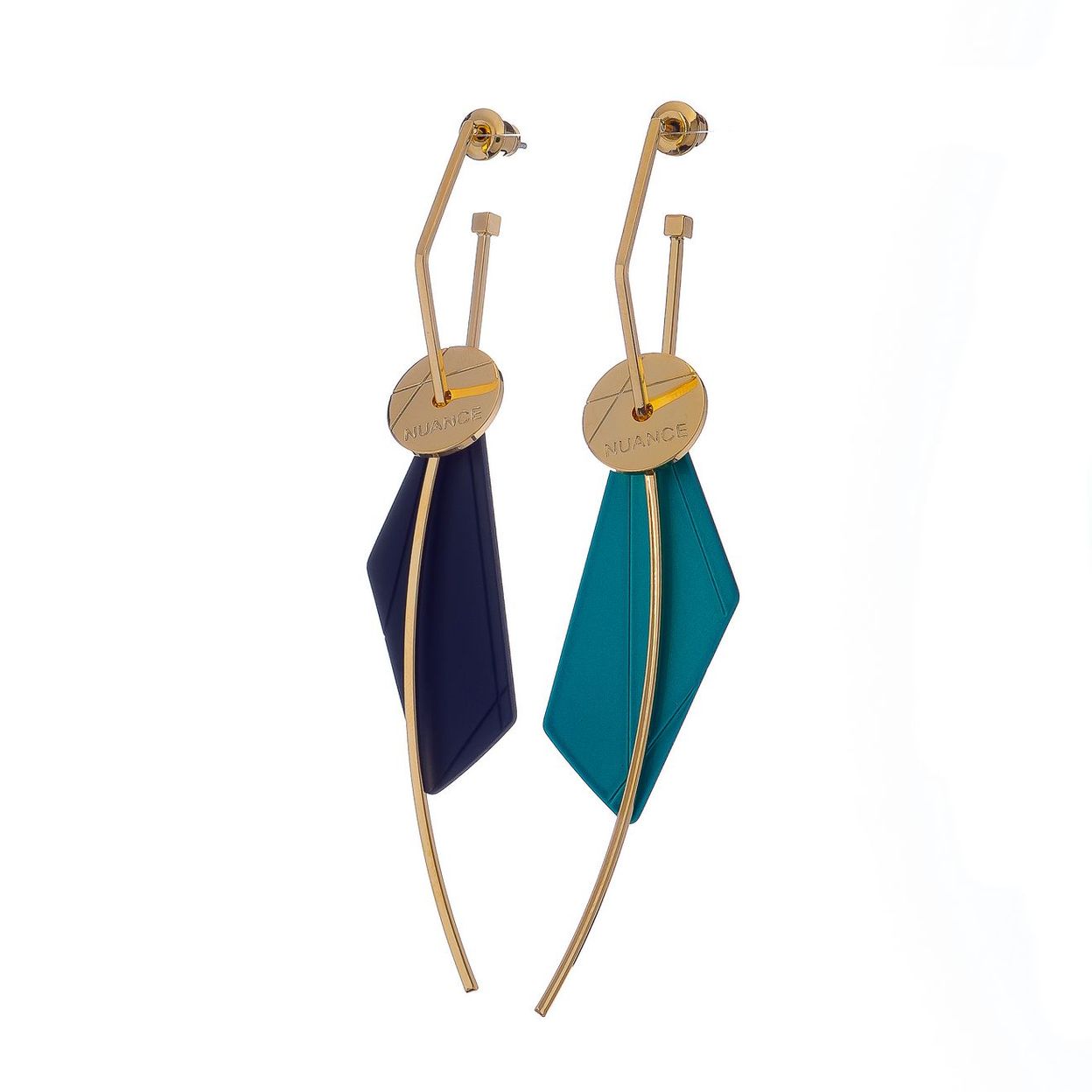 Купить Серьги Nuance, асимметричные, с подвесками
