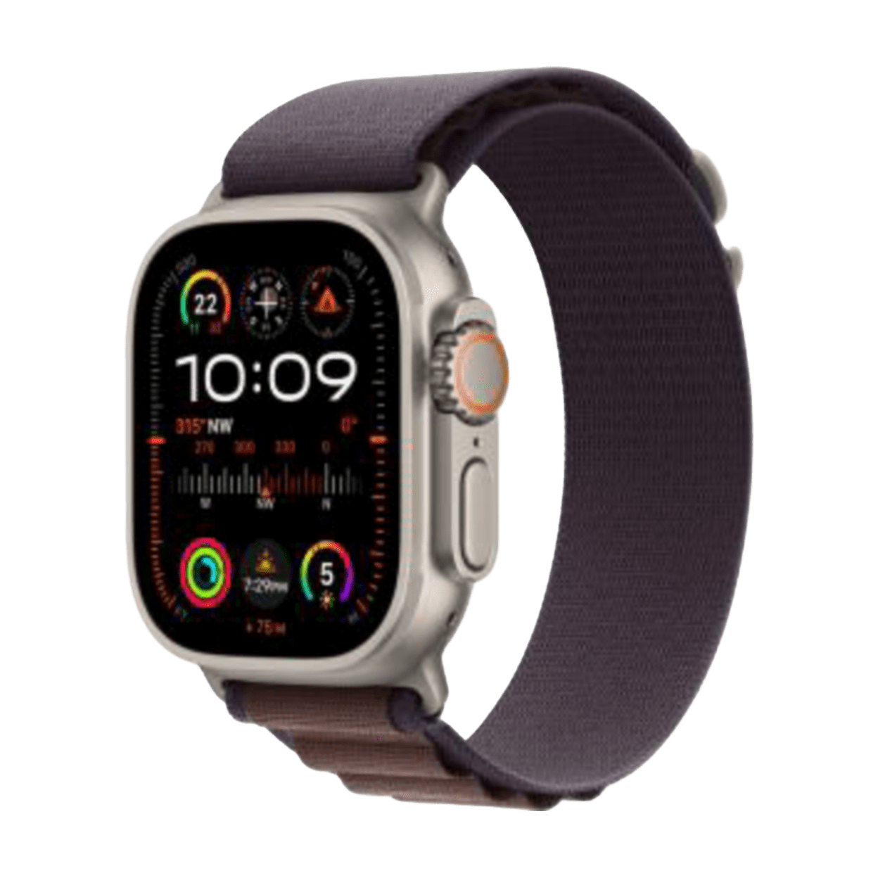 Купить Apple Watch Ultra 2 49 мм Titanium Case, титановый/индиго Alpine Loop (2023)