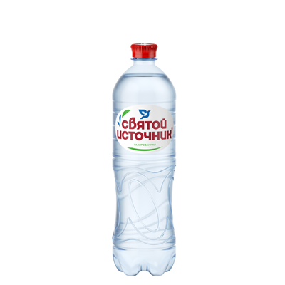 Купить ВОДА ПИТЬЕВАЯ СВЯТОЙ ИСТОЧНИК ГАЗИРОВАННАЯ ПЭТ 1 Л. доставка продуктов Тюмень . доставка продуктов в Тюмени . доставка фруктов Тюмень . доставк