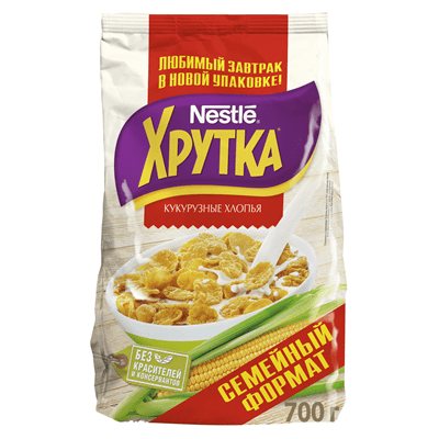 Купить КУКУРУЗНЫЕ ХЛОПЬЯ ХРУТКА 700 Г. с доставкой на дом . Доставка продуктов Тюмень , доставка продуктов в Тюмени , dostavka-produktov-tyumen , dost