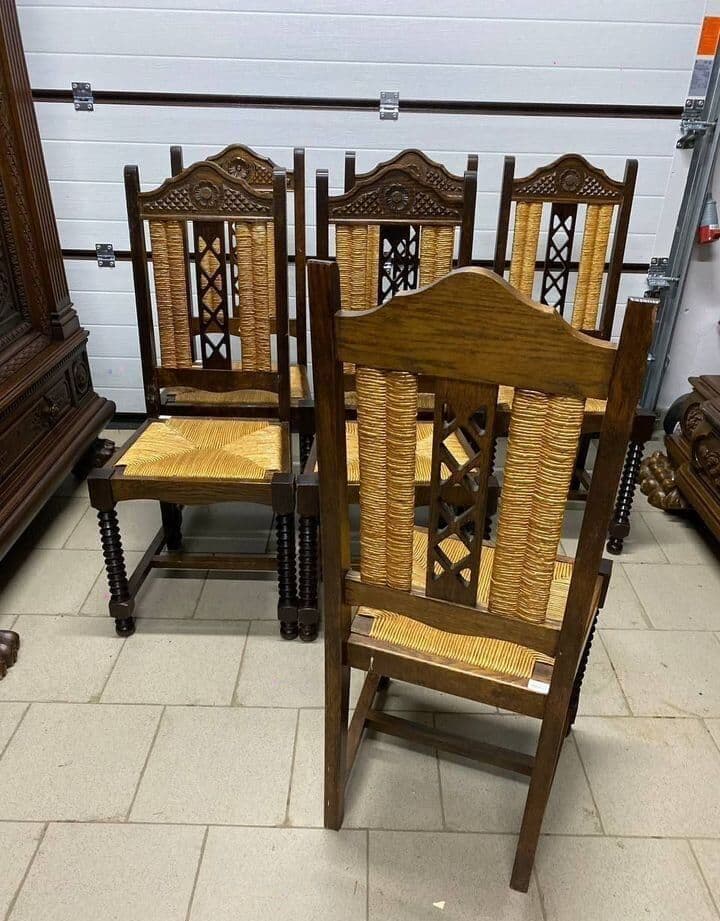 Купить Комплект старинные стулья 6 шт