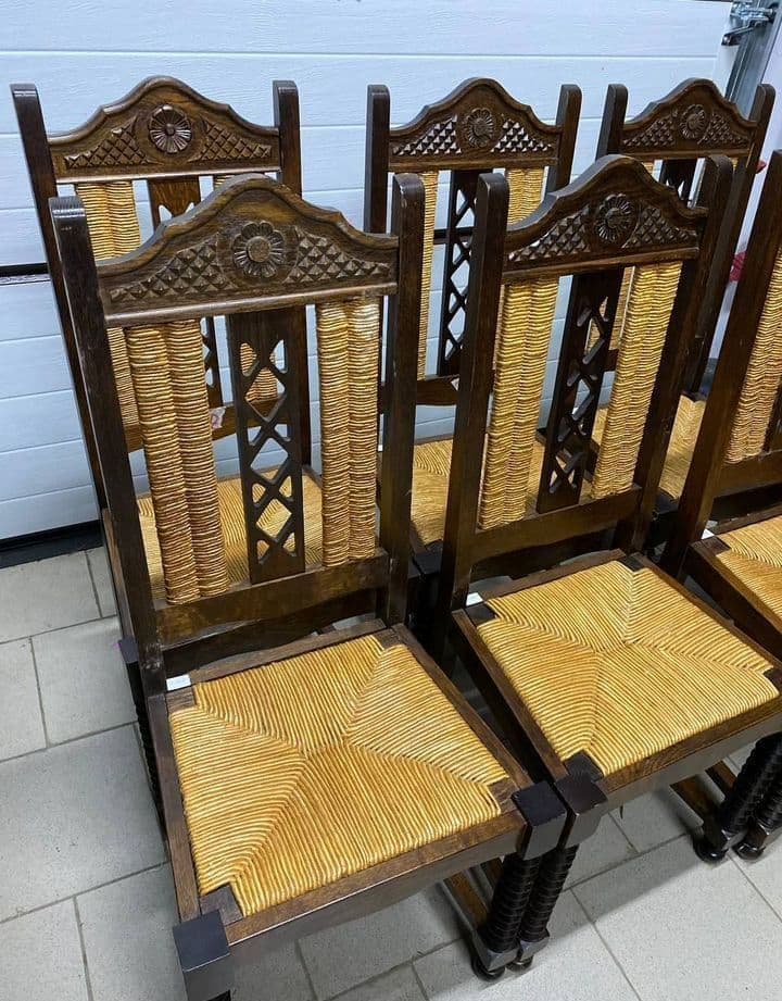 Купить Комплект старинные стулья 6 шт