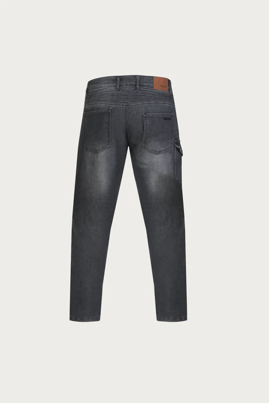 Купить BROGER Ohio Washed Grey Motorcycle Jeans