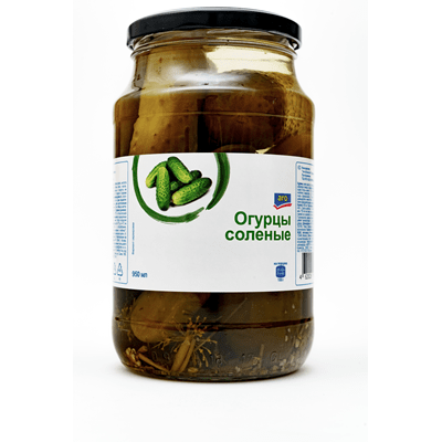 Купить ОГУРЦЫ ARO СОЛЕНЫЕ 950 МЛ. с доставкой на дом . Доставка продуктов Тюмень , доставка продуктов в Тюмени , dostavka-produktov-tyumen , dostavka-