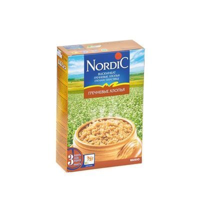Купить ГРЕЧНЕВЫЕ ХЛОПЬЯ NORDIC 550 Г. с доставкой на дом . Доставка продуктов Тюмень , доставка продуктов в Тюмени , dostavka-produktov-tyumen , dosta
