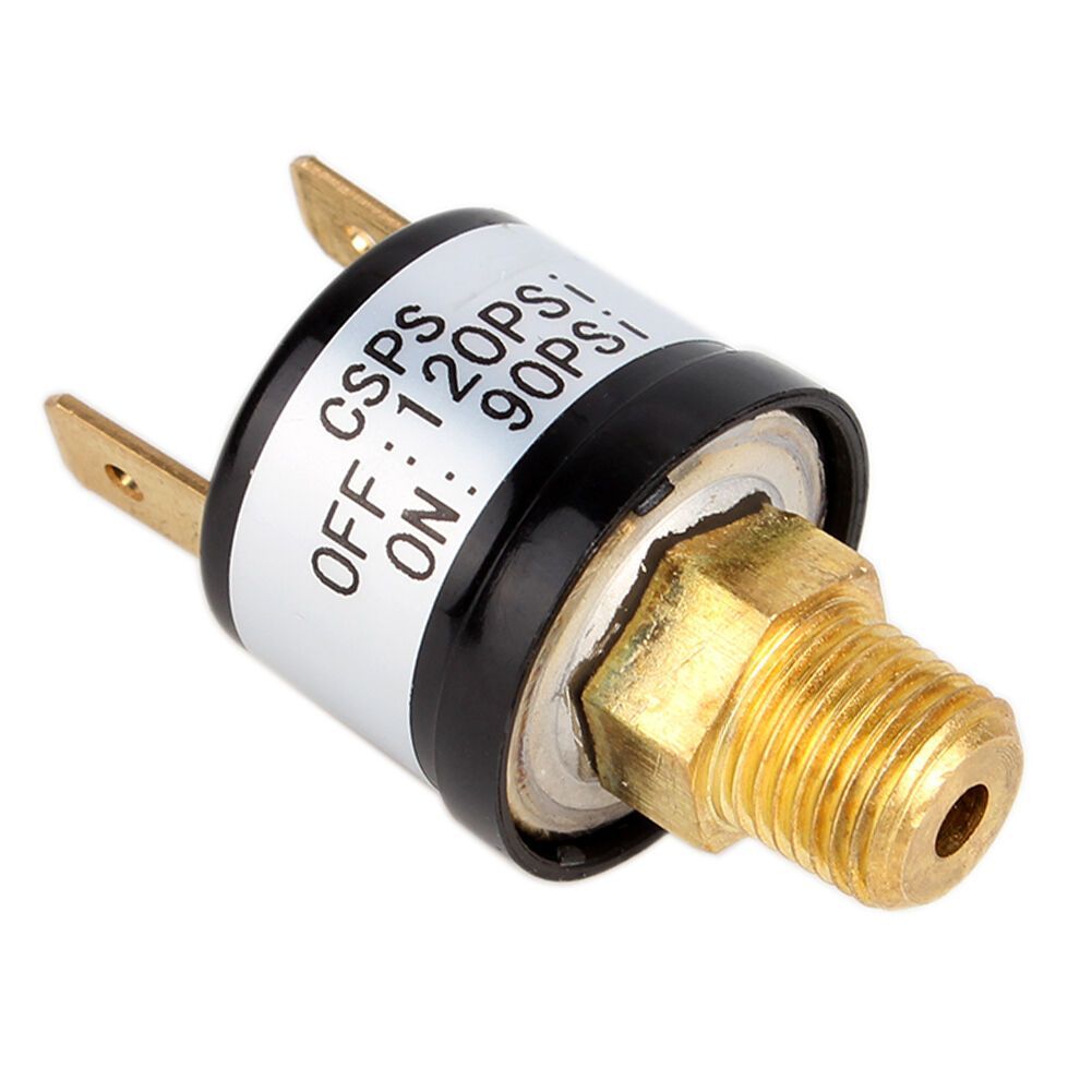 Купить Датчик (реле) давления G1/8" 90-120psi 6-8 бар(6 атм. открытие, 8 атм. закрытие)