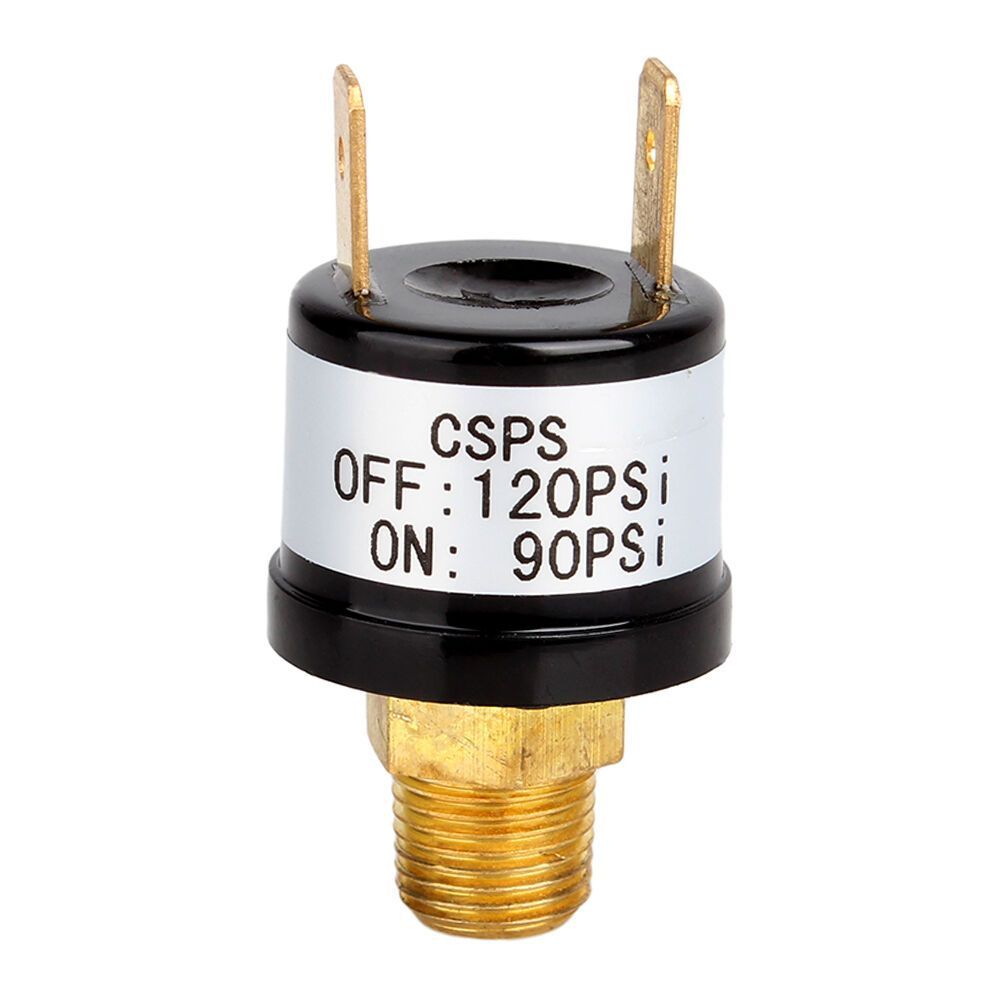 Купить Датчик (реле) давления G1/8" 90-120psi 6-8 бар(6 атм. открытие, 8 атм. закрытие)