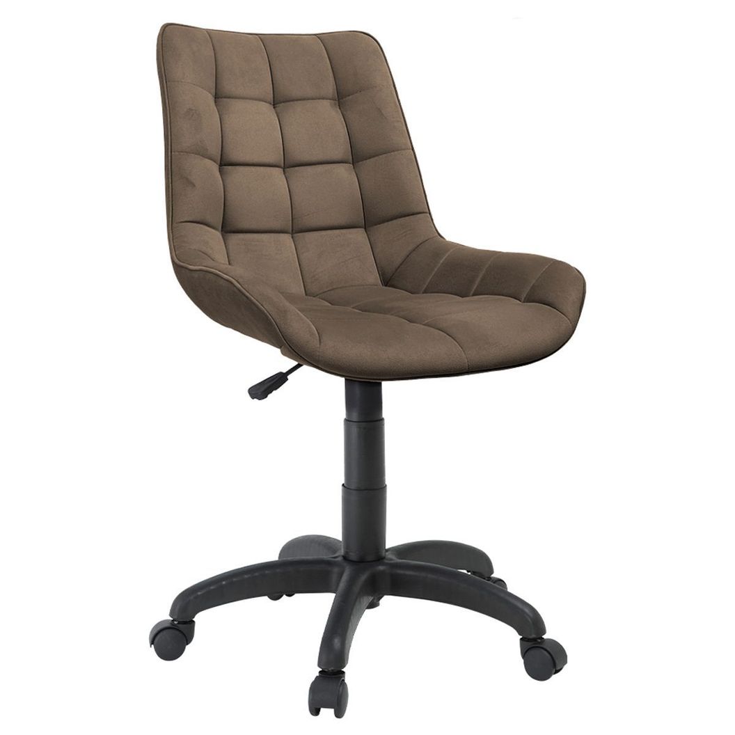Купить Кресло оператора Helmi HL-M21 "Felix", PL, ткань велюр, светло-коричневый, пиастра. Артикул 359847