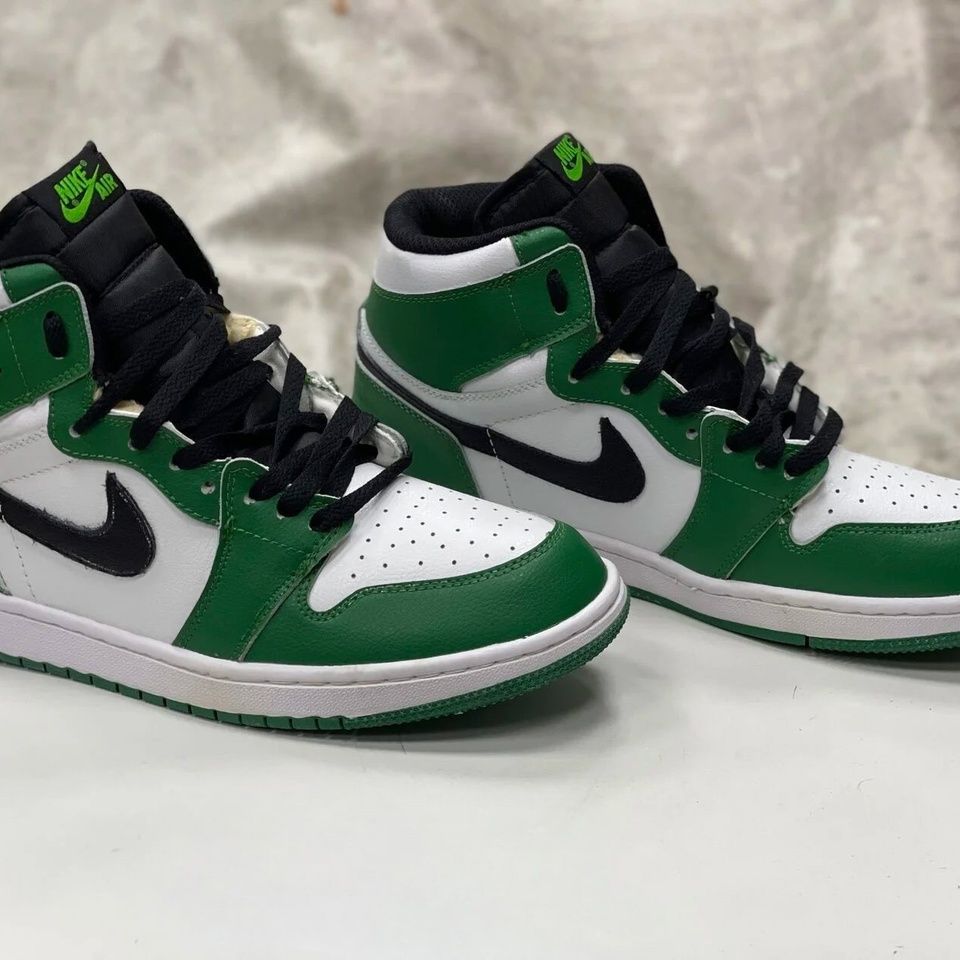 Купить Nike Air Jordan 1 High, Pine Green (мех)