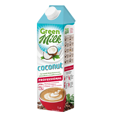Купить НАПИТОК GREEN MILK КОКОСОВЫЙ НА СОЕВОЙ ОСНОВЕ 1 Л. доставка продуктов Тюмень . доставка продуктов в Тюмени . доставка фруктов Тюмень . доставка