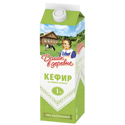 Купить КЕФИР ДОМИК В ДЕРЕВНЕ 1% 950 Г. доставка продуктов Тюмень . доставка продуктов в Тюмени . доставка фруктов Тюмень . доставка фруктов в Тюмени .