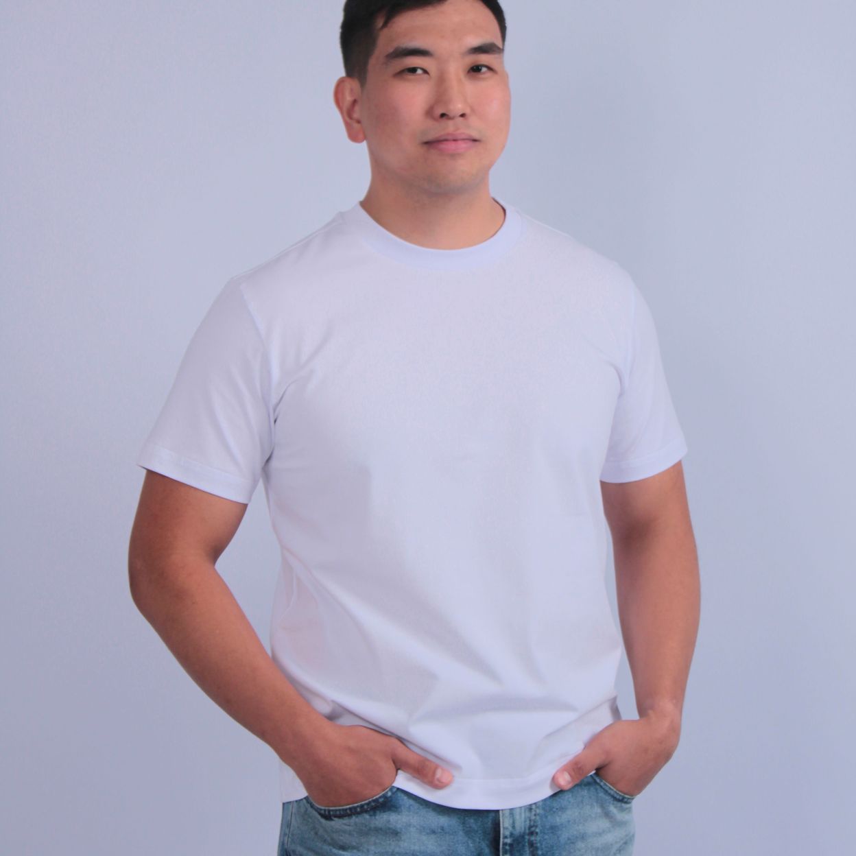 Купить Футболка белая ОВЕРСАЙЗ (Оптом)