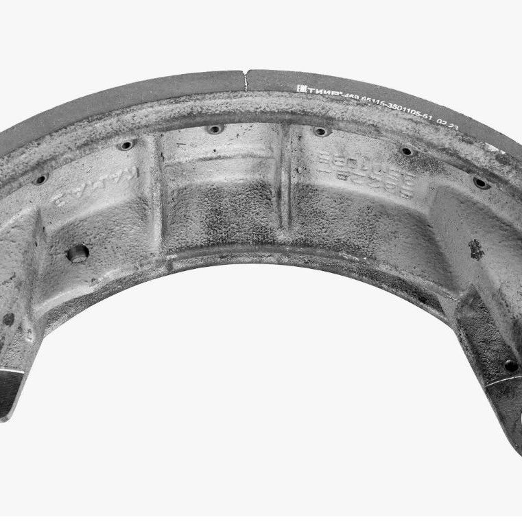 Купить Колодки тормозные КАМАЗ-53229 литые (длинная накладка) (1шт.) РЕСУРС-ТЕХНО                         Артикул: 53229-3501090-41