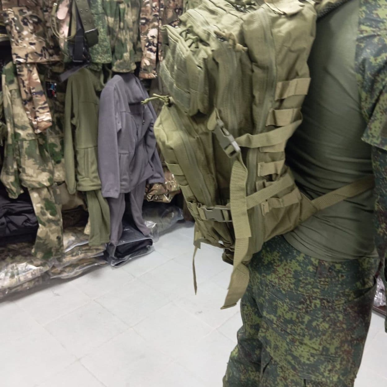Купить тактический рюкзак олива 40 л
