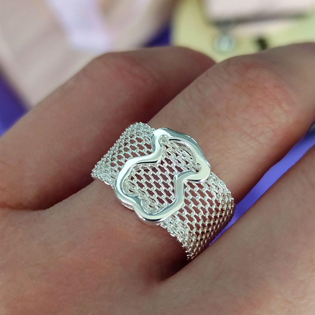 Купить Кольцо Tous Mesh серебро