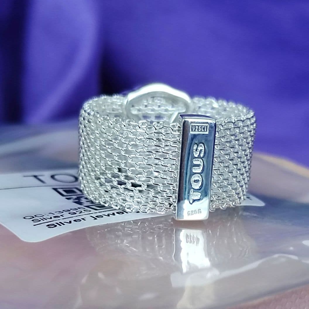 Купить Кольцо Tous Mesh серебро