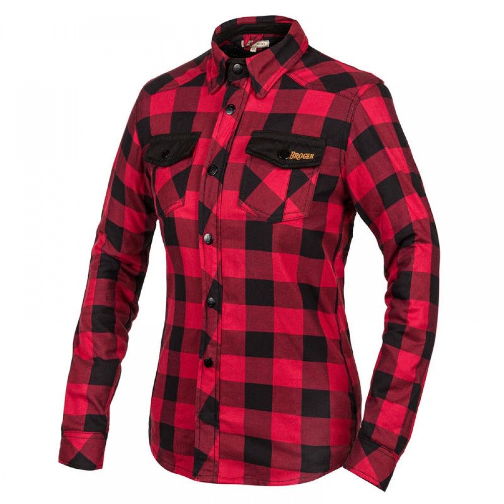 Купить SHIRT BROGER ALASKA LADY RED/BLACK