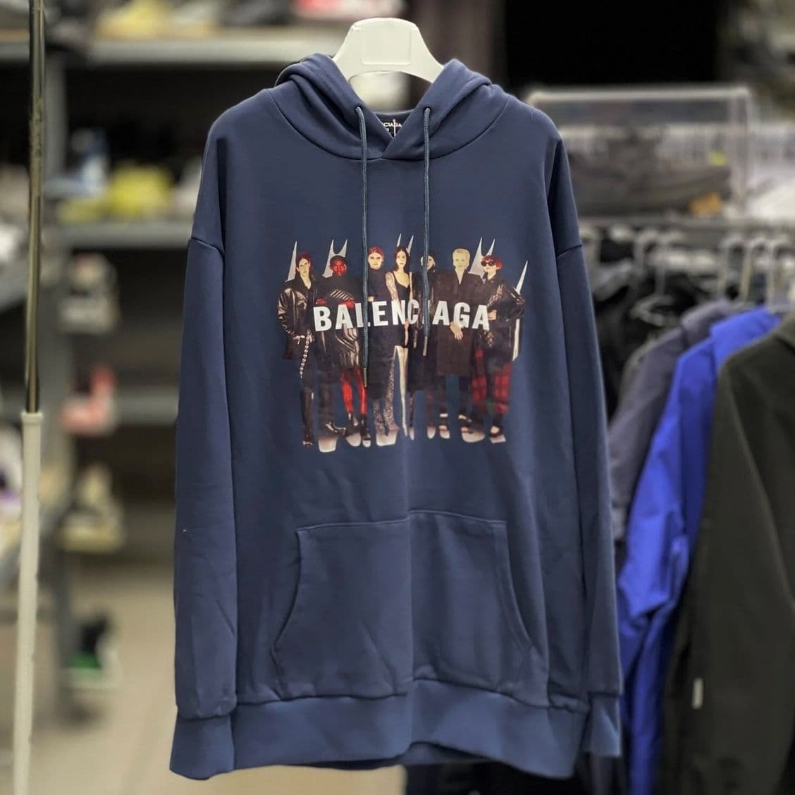 Купить Худи Balenciaga, Blue