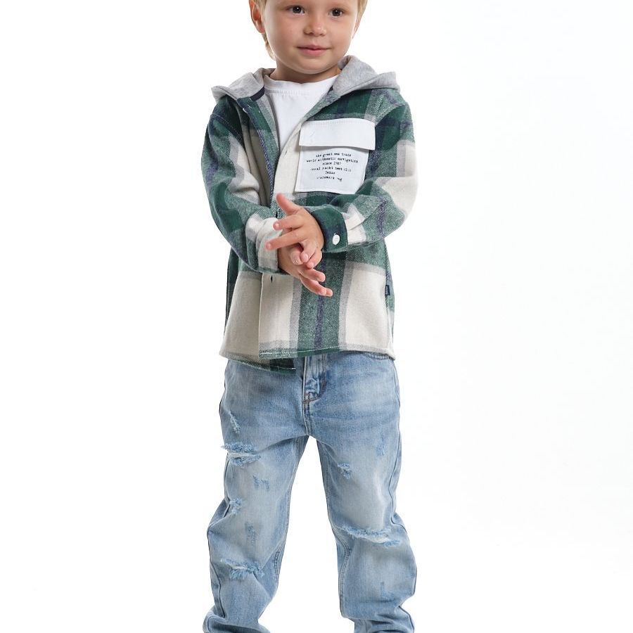 Купить Рубашка с капюшоном Mini Maxi