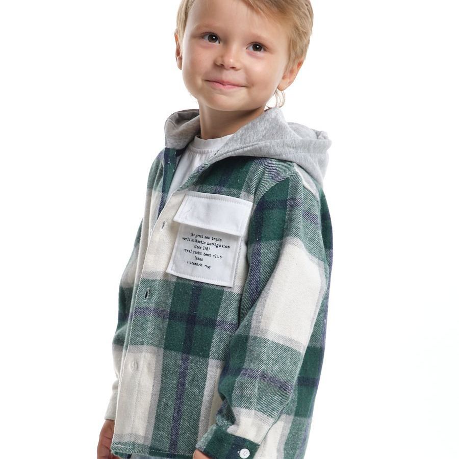 Купить Рубашка с капюшоном Mini Maxi